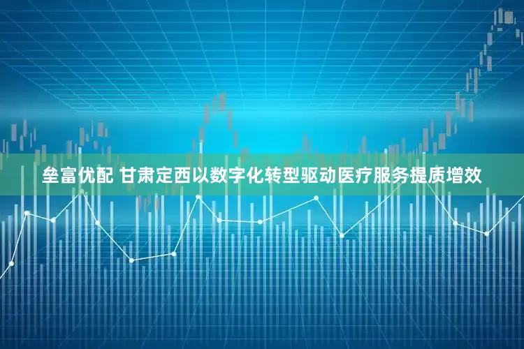 垒富优配 甘肃定西以数字化转型驱动医疗服务提质增效
